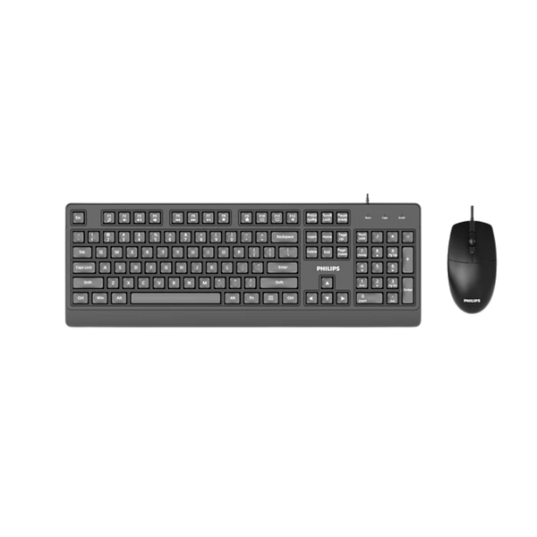 Combo de Teclado y Mouse Philips SPT6247B/85 | Conectividad USB y Rendimiento Fiable
