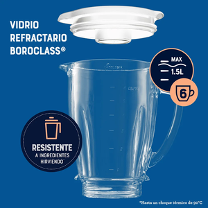 Licuadora 1.5Lts Oster Perilla Blanca