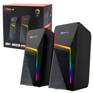 Corneta 2.0 Bluetooth Xtrike Me SK-503 – Estéreo RGB con Conexión Versátil