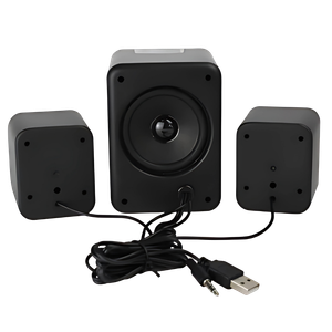 Parlante Gaming Kisonli Bluetooth con Subwoofer y Luz LED