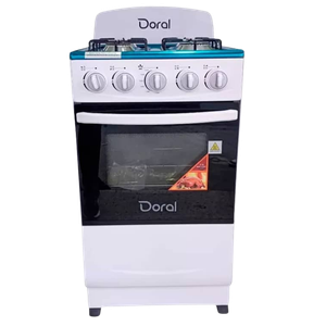 Cocina a Gas Doral 4 Hornillas Blanca con Encendido Eléctrico