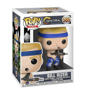 Figura Coleccionable Funko Pop! Bill Rizer con Cigarro y Rifle – Contra