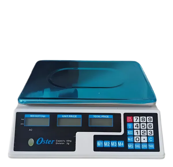 Balanza Electrónica Oster Peso Digital 40 Kg