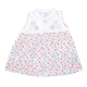Vestido de Niña 2 Piezas Bebu Blanco/Rojo 