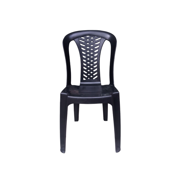 Silla Negra Duraplast (Sin posa manos)