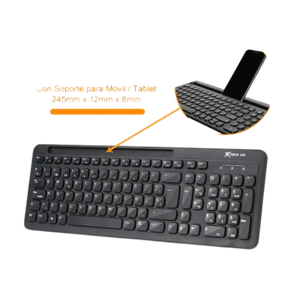 Teclado Dual Xtrike Me KB-303 SP | Inalámbrico 2.4G + Bluetooth