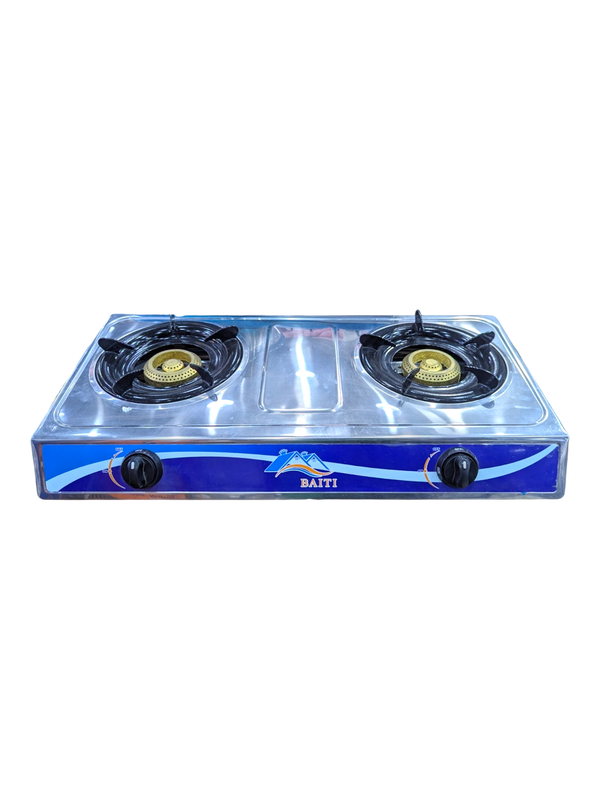 Estufa de mesa a gas 2 hornillas Baiti