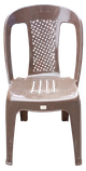 Silla Marrón Duraplast (Sin posa manos)