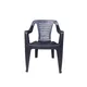 Silla Negra Duraplast (Con posa manos)