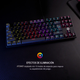 Teclado Mecánico Fantech Atom87 MK876V2 Negro