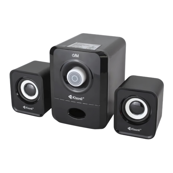 Parlante Gaming Kisonli Bluetooth con Subwoofer y Luz LED