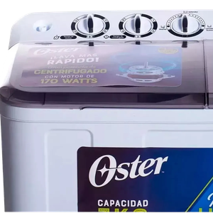 Lavadora Semiautomática Oster Doble Tina 7 kg