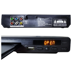 DVD Challenger con cable RCA y control