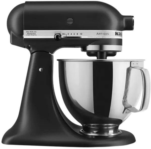 Batidora Pedestal 4.7L Negra Kitchenaid Artisan