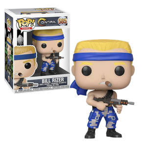 Figura Coleccionable Funko Pop! Bill Rizer con Cigarro y Rifle – Contra