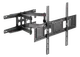 Base Hometech Movible Tv Giratorio Doble Brazo De 37´ A 70´