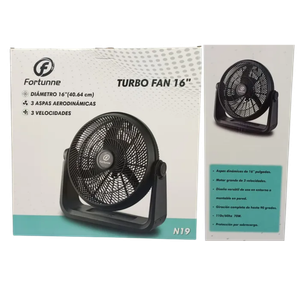 Ventilador Turbo de 16" FORTUNNE