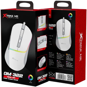 Mouse Gaming Xtrike ME GM-322 WH