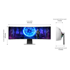 Monitor Curvo Gamer Samsung Odyssey G9 49" QD-OLED Dual QHD 240Hz