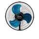 Ventilador de Pedestal Coven 10" – 60W, Aspas de Alto Flujo, Diseño Compacto [Azul/Negro]