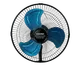 Ventilador de Pedestal Coven 10" – 60W, Aspas de Alto Flujo, Diseño Compacto [Azul/Negro]