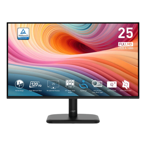 Monitor MSI PRO MP251L E2 25” IPS FHD Negro