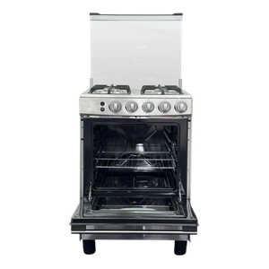 Cocina a Gas Frigilux 4 Hornillas Acero Inoxidable con Encendido Eléctrico