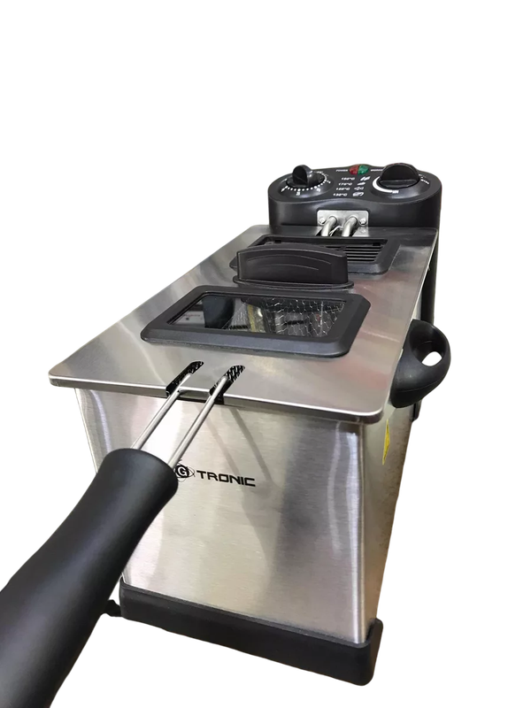 Freidora De Aceite Gtronic 3 Litros Acero