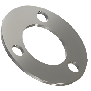 Brida AINOX 50×26 mm con 3 perforaciones de 3/16