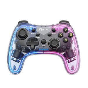 Control Inalámbrico Gamer Xtrike Me GP-52 RGB – Multiplataforma con Base Ajustable Negro