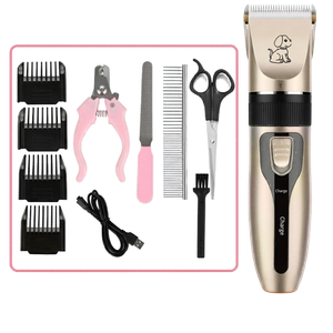 Kit de Peluquería Canina – Inalámbrico, Recargable, Corte Ajustable