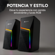 Corneta 2.0 Bluetooth Xtrike Me SK-503 – Estéreo RGB con Conexión Versátil