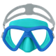 Lentes de Buceo Bestway Dominator Turqueza con Azul