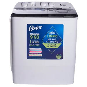 Lavadora Semiautomática Oster Doble Tina 9 kg