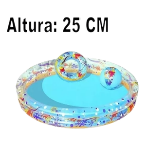 Piscina para Niños Inflable de aros 1.47m x 25cm Bestway