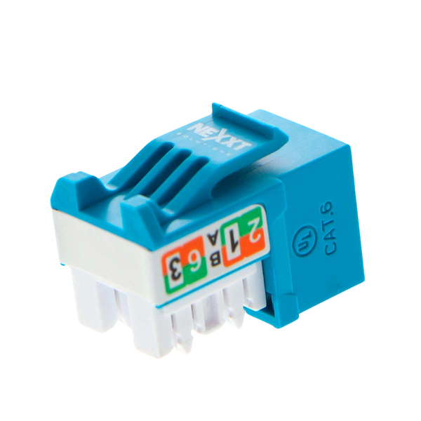 Módulo Keystone Jack Cat-6 110 Azul Nexxt TYPE BLUE MPN: PCGKJC6TYRJBL