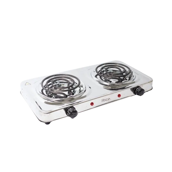 Cocina de Caracol 2H Cromada Eléctrica Roccia