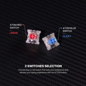 Teclado Mecánico Fantech Atom104 MK886V2 Negro