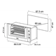 Horno Eléctrico Drija América 90 Digital Empotrable Acero 105L 89.5cm