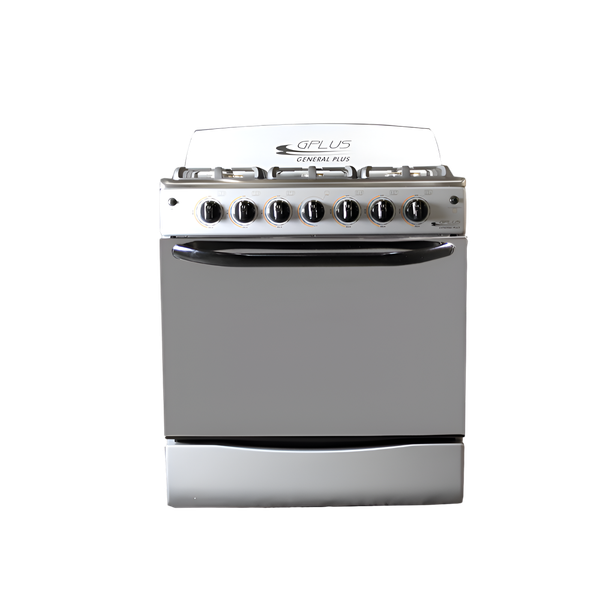 Cocina a gas 6H 30" Gplus Gris