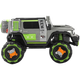 Carro Eléctrico Infantil 4x4 Jeep Gris con Panel Multimedia y Control Remoto
