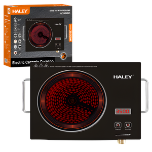 Placa de Cocina Eléctrica Cerámica HALEY 3500W - 1 Hornillas