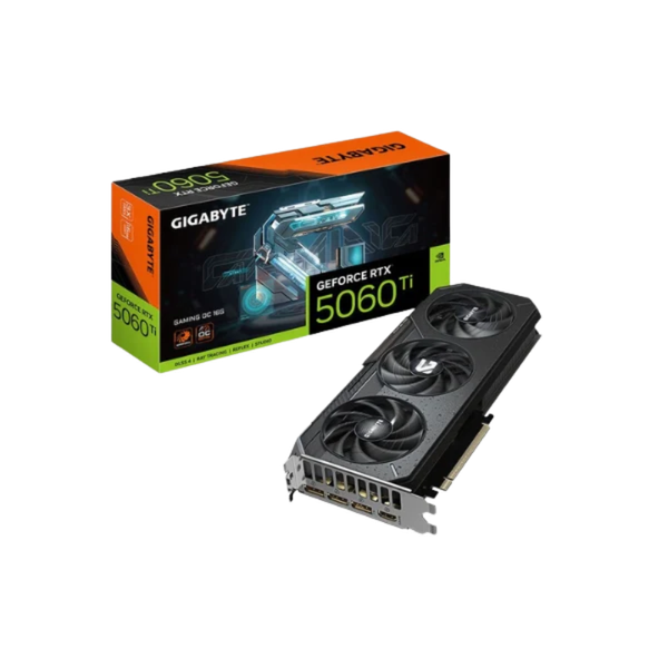 Tarjeta Gráfica Gigabyte GeForce RTX 5060 Ti 16GB 3 Fans