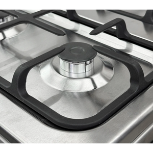 Cocina a Gas Frigilux 4 Hornillas Acero Inoxidable con Encendido Eléctrico