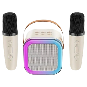 Máquina de karaoke portátil Bluetooth Blanco