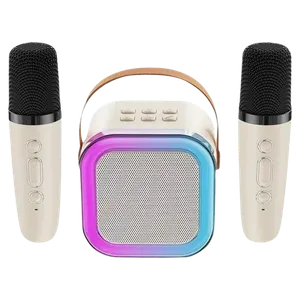 Máquina de karaoke portátil Bluetooth Blanco