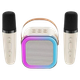 Máquina de karaoke portátil Bluetooth Blanco