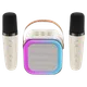 Máquina de karaoke portátil Bluetooth Blanco