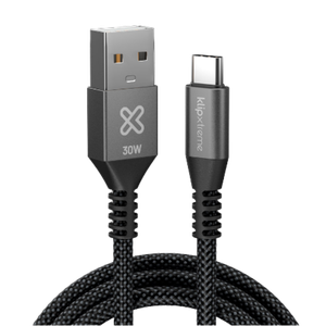 Cable Klip USB-A a USB-C 30W – Trenzado 1,8 m