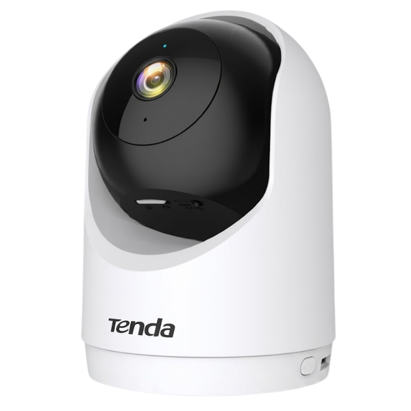 Cámara de Seguridad Tenda 360° – Resolución 2K, Audio Bidireccional, Conexión WiFi / Ethernet [Blanco]